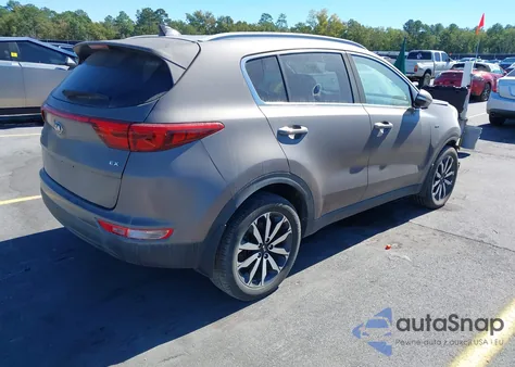 2017 Kia Sportage Ex из США, поврежденный, VIN KNDPNCAC0H7281343